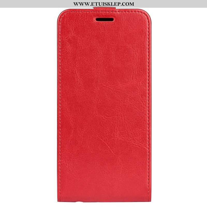 Etui Folio do Xiaomi Redmi Note 12 5G Skórzany Futerał Pionowa Klapa